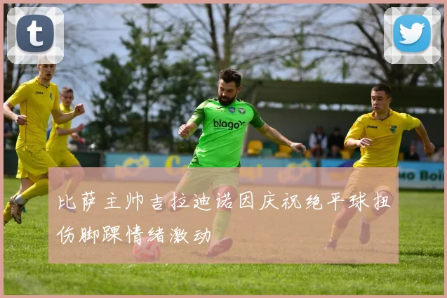 比萨主帅吉拉迪诺因庆祝绝平球扭伤脚踝情绪激动